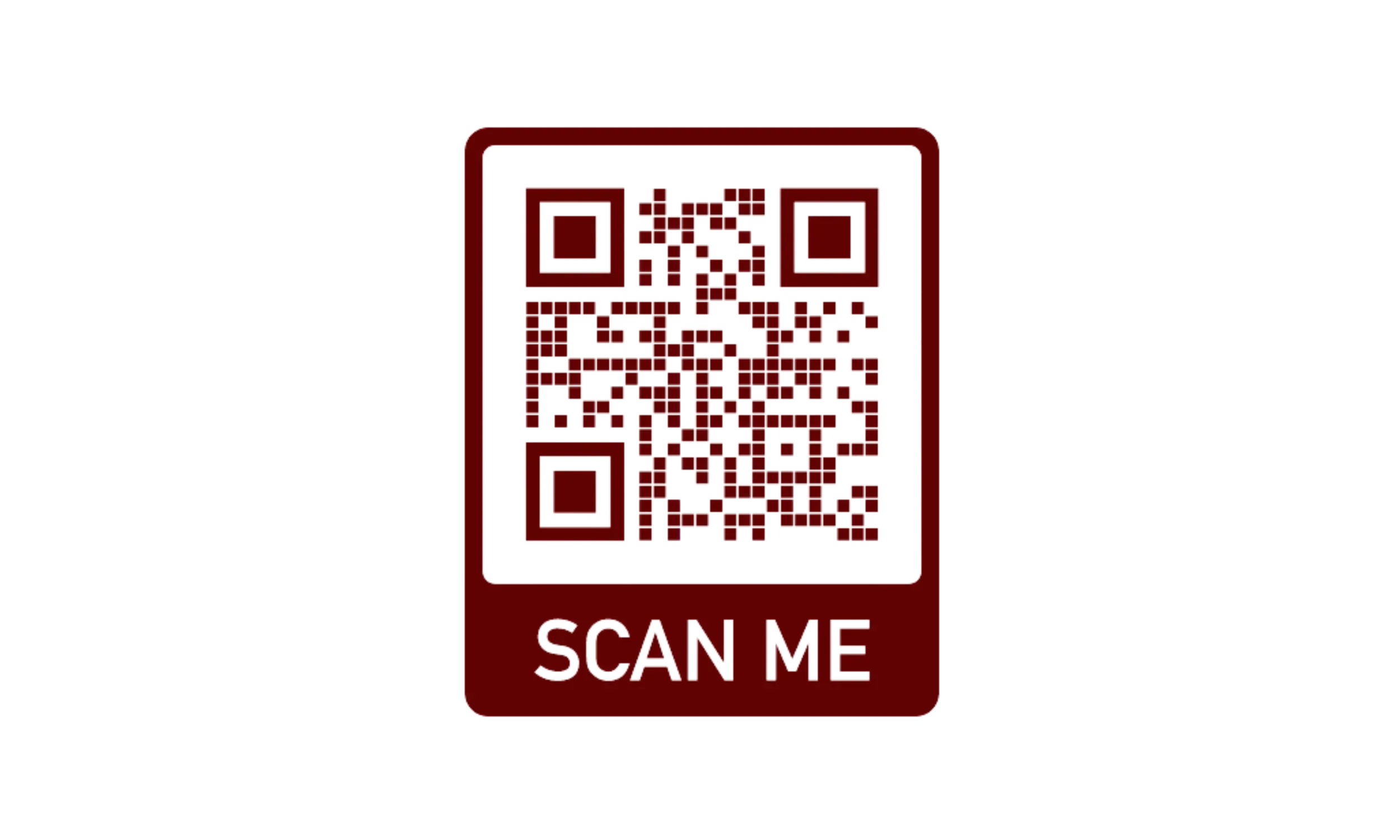 QR code with the text 'SCAN ME' below it.