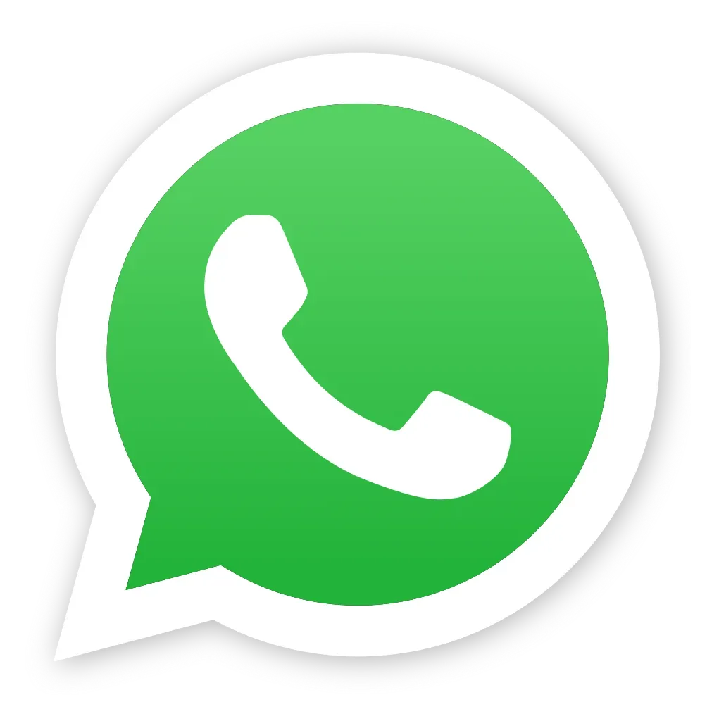 WhatsApp logo with a green speech bubble and a white phone icon inside.